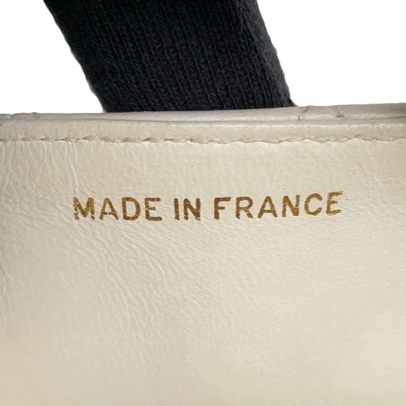 CHANEL Shoulder Bag Matelasse Coco Mark Lambskin White ⭐ - Picture 13 of 13